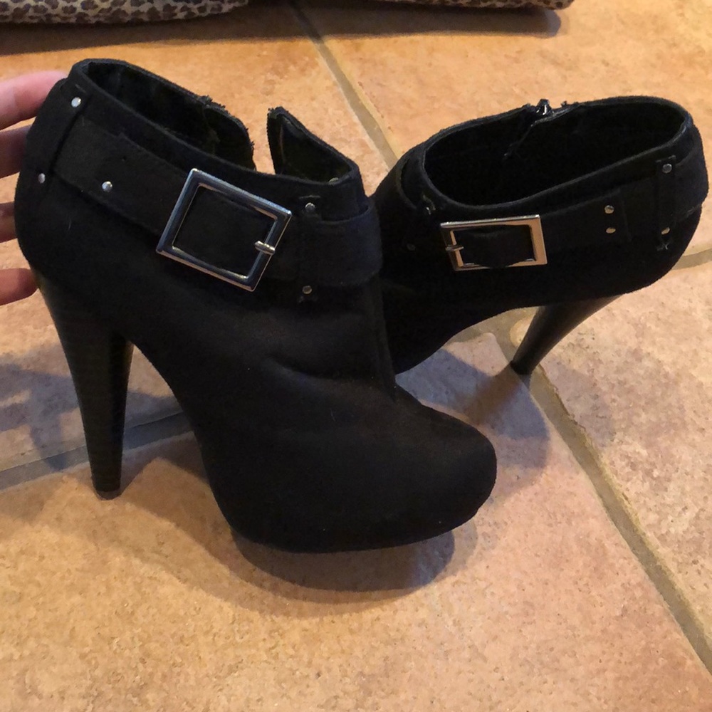 Black booties